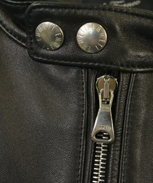 EMMETI（エンメティ）ライダース 黒 サイズ:52(XXL位) メンズ/2200644171014