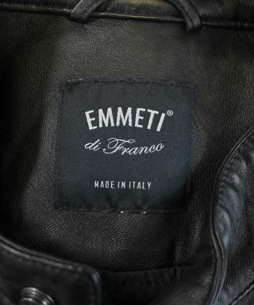 EMMETI（エンメティ）ライダース 黒 サイズ:48(L位) メンズ/2200613947015