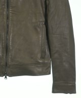 EMMETI（エンメティ）ライダース 茶 サイズ:42(XS位) メンズ/2200625286034