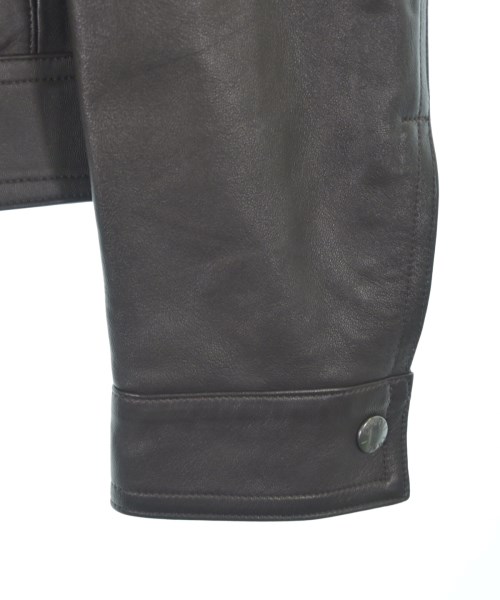 EMMETI（エンメティ）ライダース 茶 サイズ:50(L位) メンズ/2200629899018