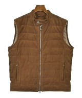 EMMETI（エンメティ）ダウンジャケット/ダウンベスト 茶 サイズ:48(L位) メンズ/2200632708024