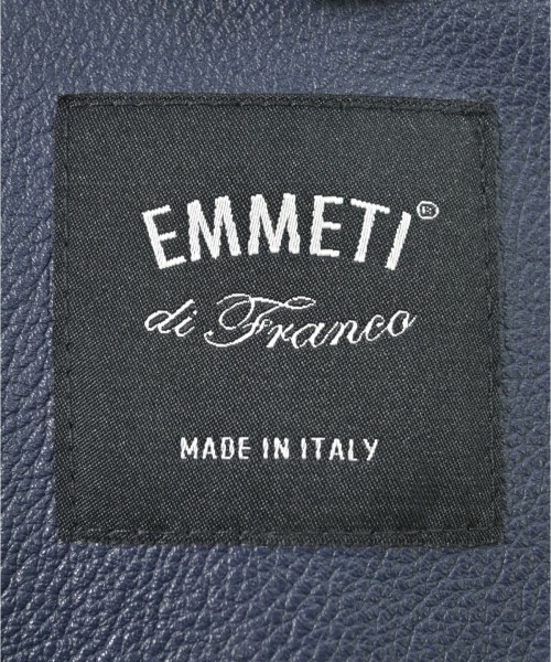 EMMETI（エンメティ）ライダース 紺 サイズ:48(L位) メンズ/2200632708086