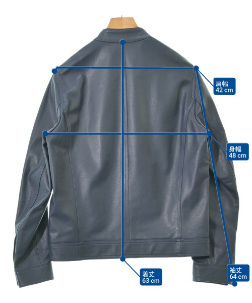 EMMETI（エンメティ）ライダース 紺 サイズ:48(L位) メンズ/2200632708086