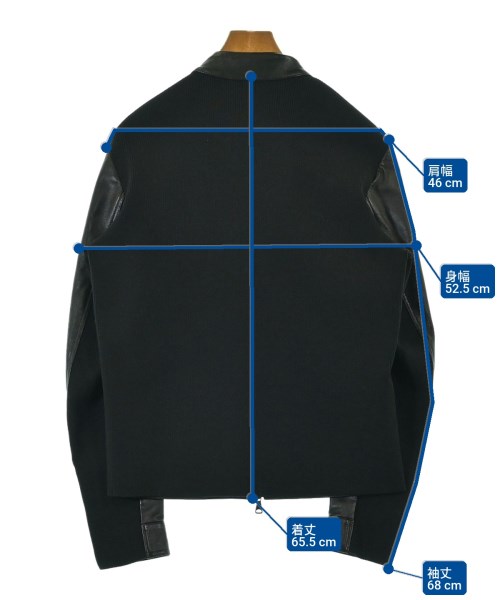 EMMETI（エンメティ）ブルゾン 黒 サイズ:50(XL位) メンズ/2200632708109