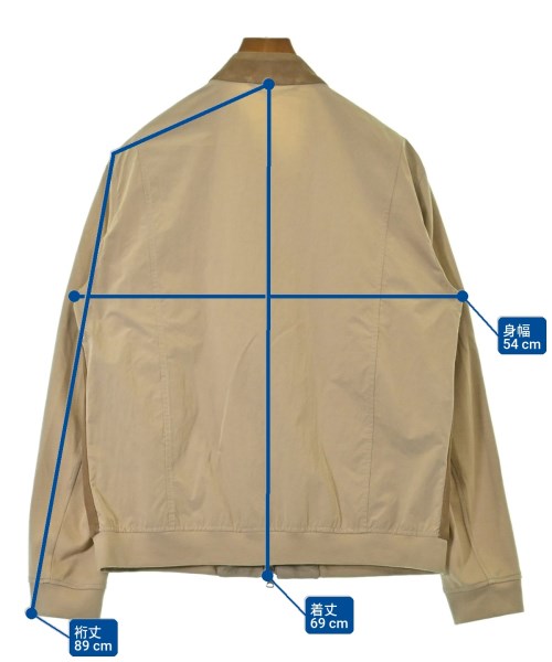 EMMETI（エンメティ）ブルゾン ベージュ サイズ:50(XL位) メンズ/2200632708123