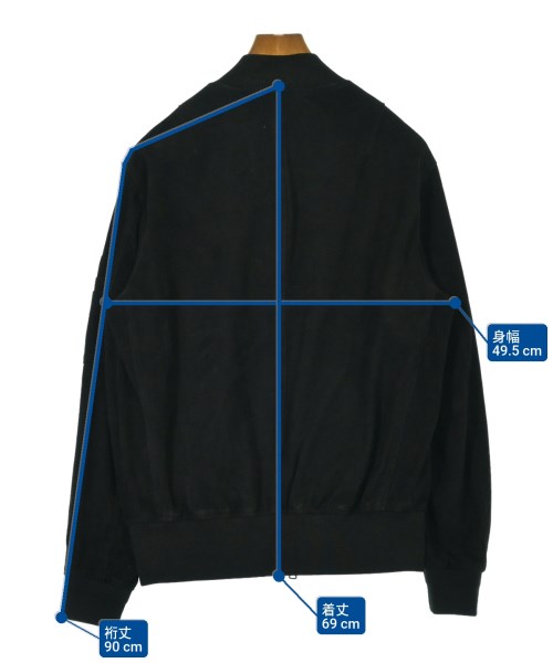 EMMETI（エンメティ）ミリタリーブルゾン 黒 サイズ:50(XL位) メンズ/2200632708147