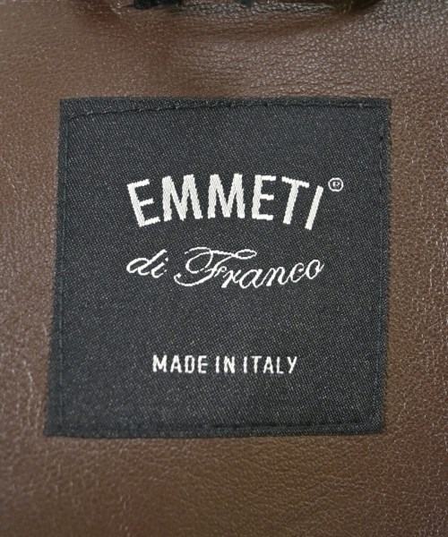 EMMETI（エンメティ）ライダース 茶 サイズ:48(L位) メンズ/2200632708222