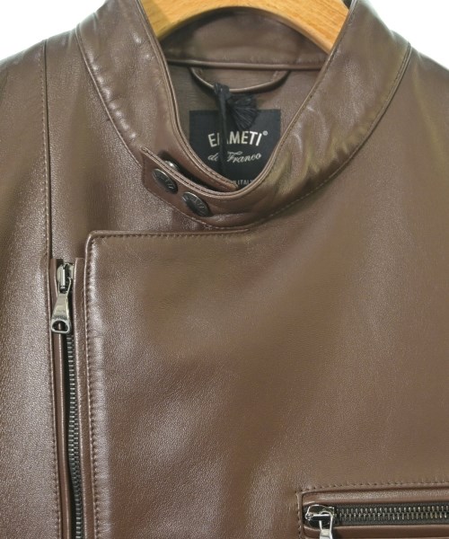EMMETI（エンメティ）ライダース 茶 サイズ:48(L位) メンズ/2200632708222