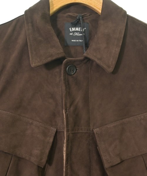 EMMETI（エンメティ）ブルゾン 茶 サイズ:48(L位) メンズ/2200632708246