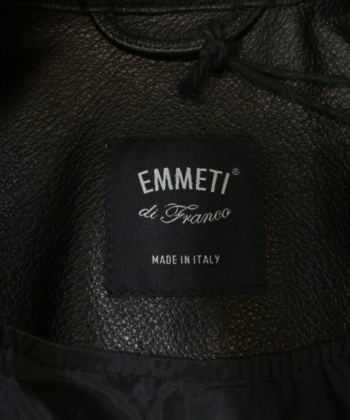 EMMETI（エンメティ）ライダース 黒 サイズ:48(L位) メンズ/2200632708314