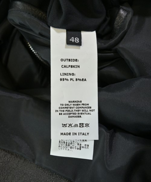 EMMETI（エンメティ）ライダース 黒 サイズ:48(L位) メンズ/2200632708314