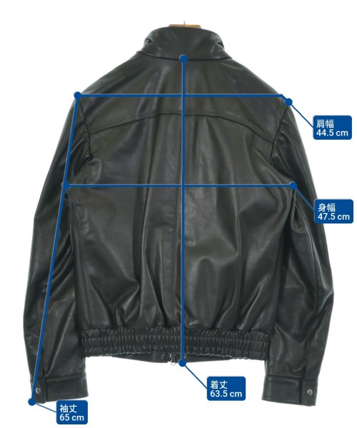 EMMETI（エンメティ）ライダース 黒 サイズ:46(M位) メンズ/2200632708321