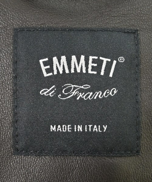 EMMETI（エンメティ）ライダース 茶 サイズ:50(XL位) メンズ/2200632708369