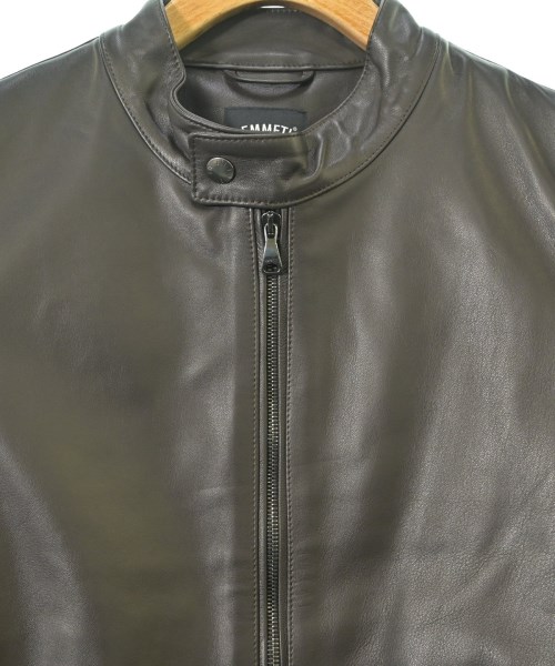 EMMETI（エンメティ）ライダース 茶 サイズ:50(XL位) メンズ/2200632708369