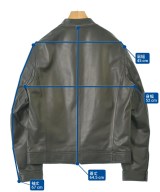 EMMETI（エンメティ）ライダース 茶 サイズ:50(XL位) メンズ/2200632708369