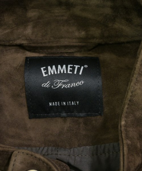 EMMETI（エンメティ）ライダース 茶 サイズ:44(S位) メンズ/2200632708383