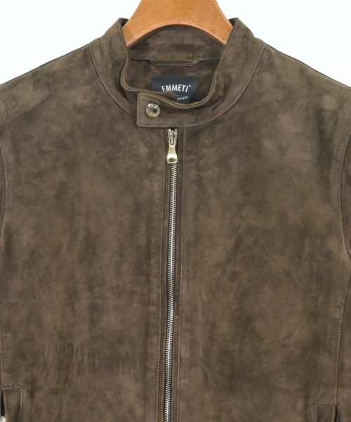 EMMETI（エンメティ）ライダース 茶 サイズ:44(S位) メンズ/2200632708383