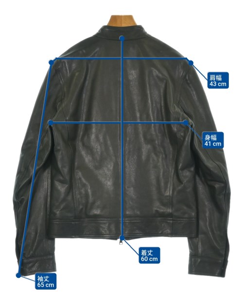 EMMETI（エンメティ）ライダース 黒 サイズ:44(S位) メンズ/2200632708390