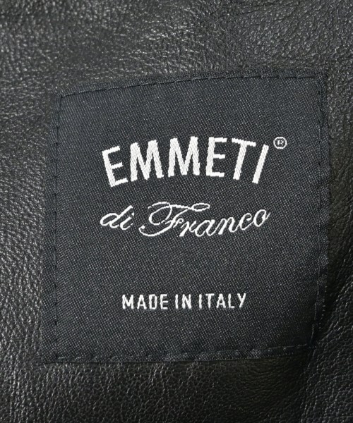 EMMETI（エンメティ）ライダース 黒 サイズ:48(L位) メンズ/2200632708406