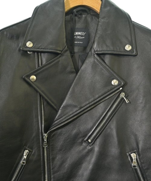 EMMETI（エンメティ）ライダース 黒 サイズ:48(L位) メンズ/2200632708406