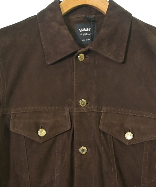 EMMETI（エンメティ）ブルゾン 茶 サイズ:48(L位) メンズ/2200632708413