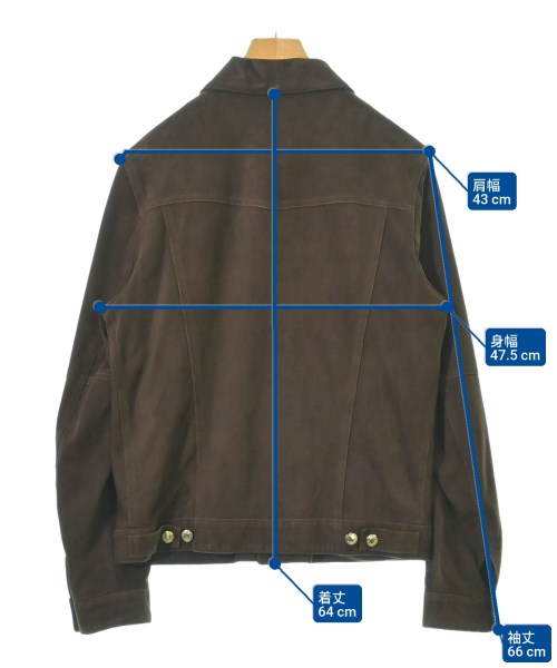 EMMETI（エンメティ）ブルゾン 茶 サイズ:48(L位) メンズ/2200632708413