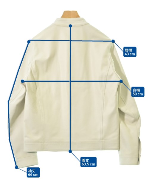 EMMETI（エンメティ）ライダース 白 サイズ:48(L位) メンズ/2200632708420