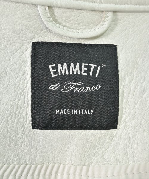 EMMETI（エンメティ）ライダース 白 サイズ:50(XL位) メンズ/2200632708437
