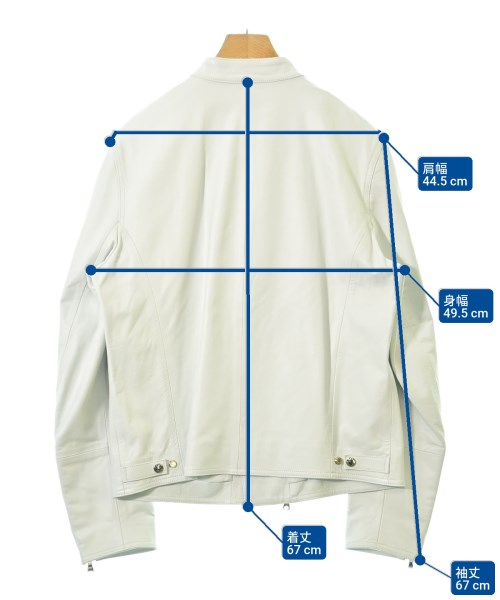 EMMETI（エンメティ）ライダース 白 サイズ:50(XL位) メンズ/2200632708437