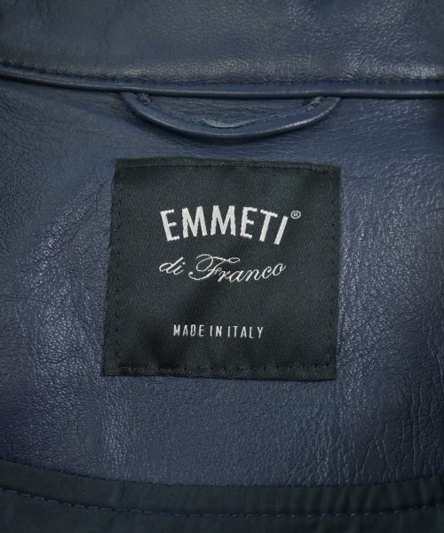EMMETI（エンメティ）ライダース 紺 サイズ:48(L位) メンズ/2200632708512