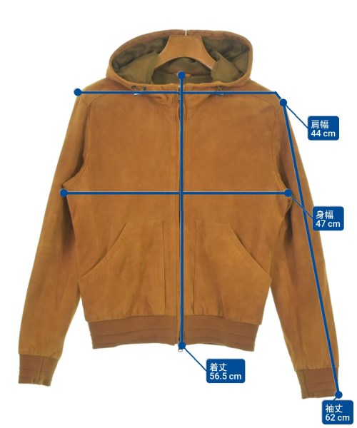 EMMETI（エンメティ）ブルゾン 茶 サイズ:44(S位) メンズ/2200632708550