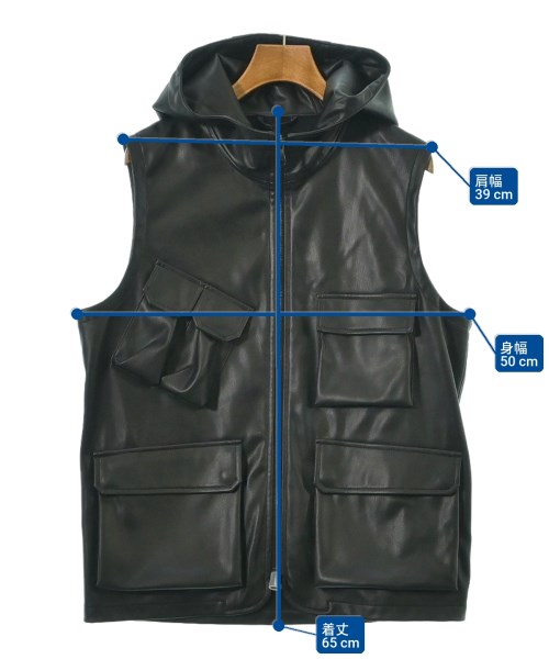 EMMETI（エンメティ）カジュアルシャツ 黒 サイズ:48(L位) メンズ/2200632708673