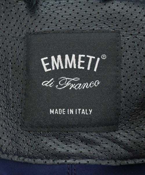 EMMETI（エンメティ）ライダース 紺 サイズ:50(XL位) メンズ/2200582844063