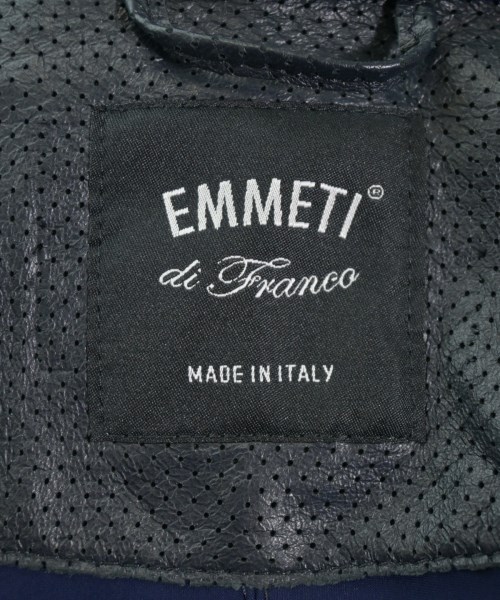 EMMETI（エンメティ）ライダース 紺 サイズ:52(XXL位) メンズ/2200582844155