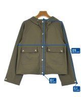 EMMETI（エンメティ）ブルゾン カーキ サイズ:38(S位) レディース/2200582844193