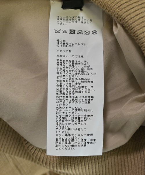 EMMETI（エンメティ）スタジャン ベージュ サイズ:50(XL位) メンズ/2200582844285