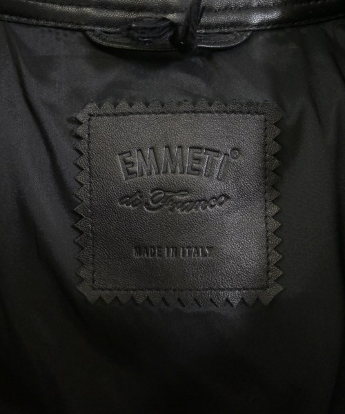 EMMETI（エンメティ）ライダース 黒 サイズ:48(L位) メンズ/2200582846197