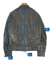 EMMETI（エンメティ）ライダース 黒 サイズ:48(L位) メンズ/2200582846609