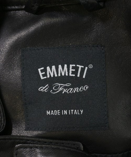 EMMETI（エンメティ）ライダース 黒 サイズ:50(XL位) メンズ/2200582846647
