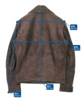 EMMETI（エンメティ）ライダース 茶 サイズ:46(M位) メンズ/2200582846852