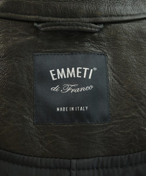 EMMETI（エンメティ）ライダース 黒 サイズ:44(S位) メンズ/2200596989248