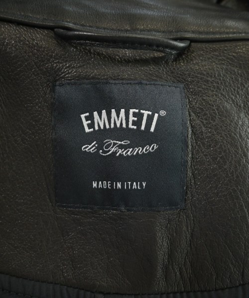 EMMETI（エンメティ）ライダース 黒 サイズ:48(L位) メンズ/2200596989255