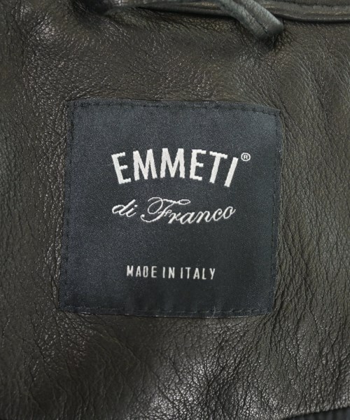 EMMETI（エンメティ）ライダース 黒 サイズ:48(L位) メンズ/2200596989279
