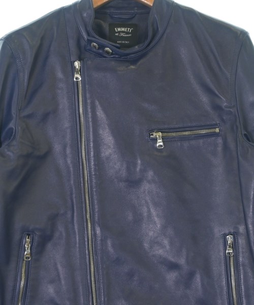 EMMETI（エンメティ）ライダース 紺 サイズ:48(L位) メンズ/2200672629013