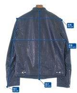 EMMETI（エンメティ）ライダース 紺 サイズ:48(L位) メンズ/2200672629013