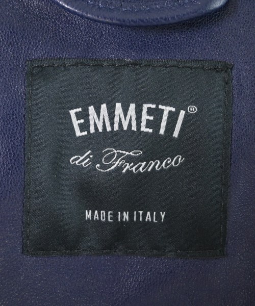 EMMETI（エンメティ）ライダース 紺 サイズ:46(M位) メンズ/2200672629020