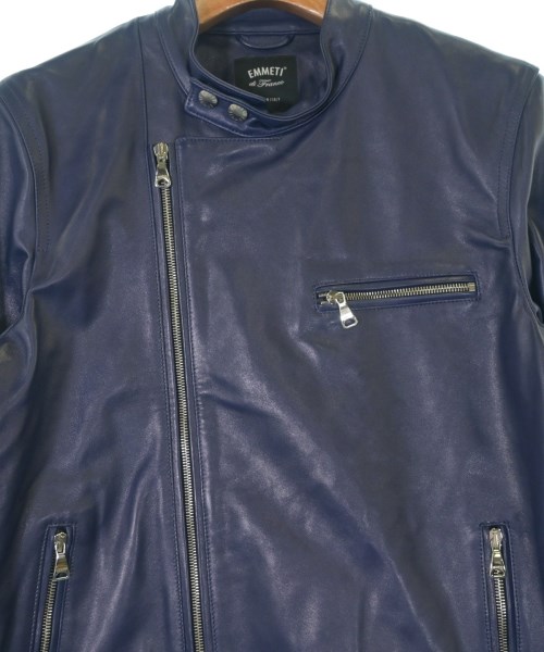 EMMETI（エンメティ）ライダース 紺 サイズ:46(M位) メンズ/2200672629020