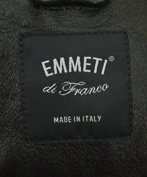 EMMETI（エンメティ）ライダース 黒 サイズ:52(XXL位) メンズ/2200672629051