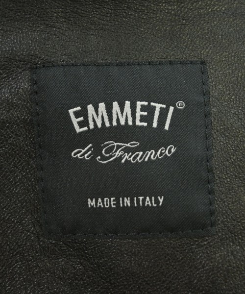 EMMETI（エンメティ）ライダース 黒 サイズ:50(XL位) メンズ/2200672629068