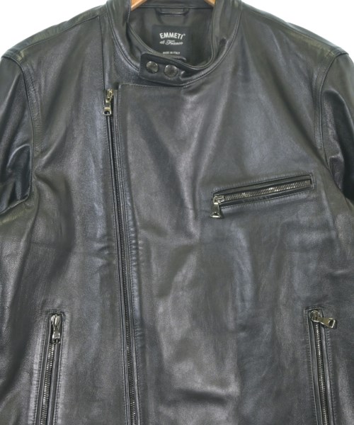 EMMETI（エンメティ）ライダース 黒 サイズ:50(XL位) メンズ/2200672629075